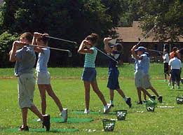 Juniors practicing